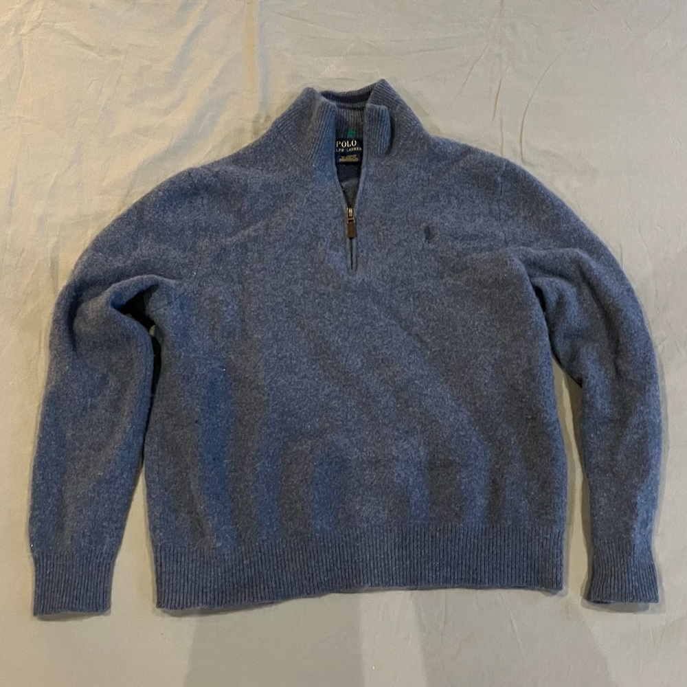 Quarter Zip Cashmere Sweater